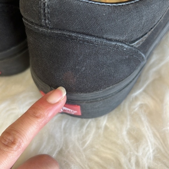 Vans Men’s Black Old Skool Cumfycush Canvas Shoe Size 10.5 - Picture 9 of 14